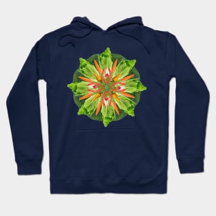 vegan food mandala Hoodie